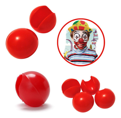 Mine Brinquedo De Animação Nariz Palhaço Vermelho Pica Pau