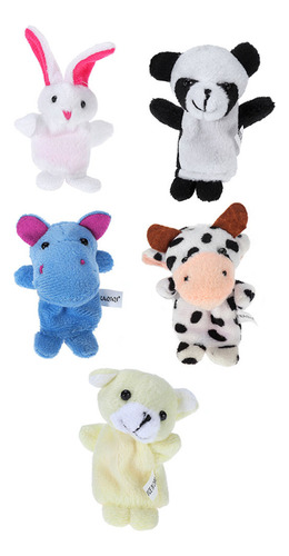 1 Juego De Títeres De Peluche Con Forma De Animal Bebé, Ador