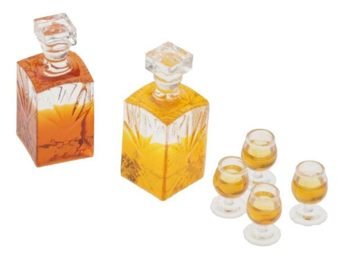 1:12 Botellas De Vino En Miniatura Para Casa De 3 Piezas