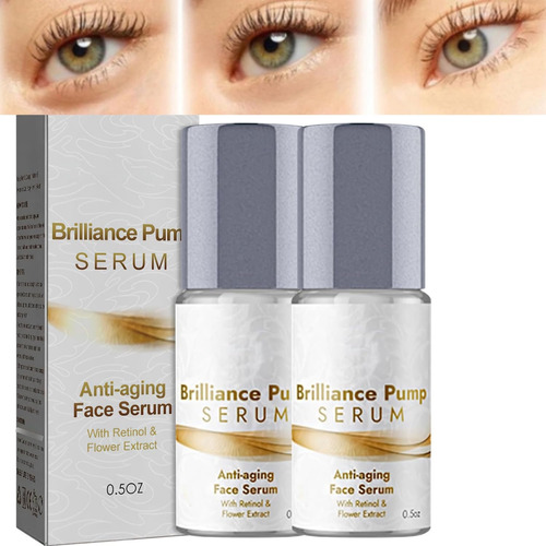 Brilliance Pump Serum Anti Aging, Brilliance Pump Eye Serum.