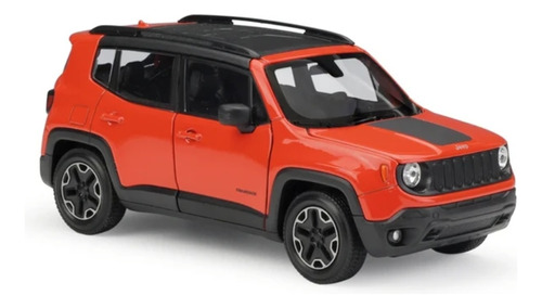 Auto De Colección Escala 1:24 Jeep Renegade Trailhawk Welly