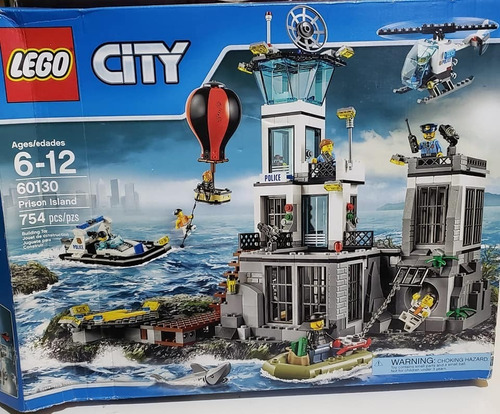 Lego City 60130 Prison Island 754 Pza Caja Detalle