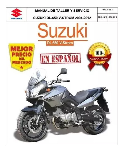 Manual Taller Suzuki V Strom Dl650 2004 2012