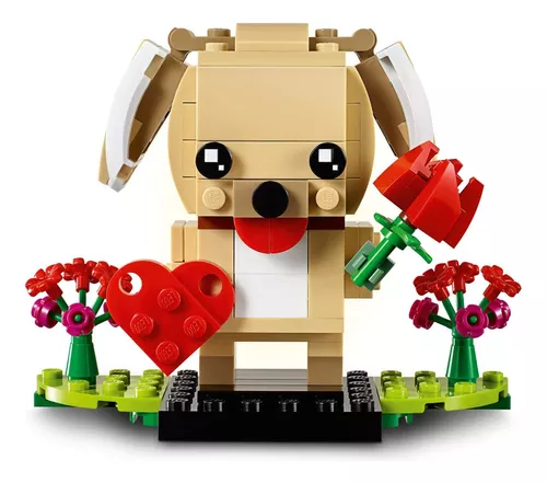 Kit De Construcción De Cachorros De San Valentín Lego Brickh
