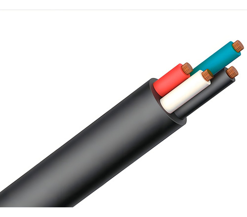 Fio Elétrico Cabo Pp Flexivel 4 X 1,5mm² Rolo 100 Metros