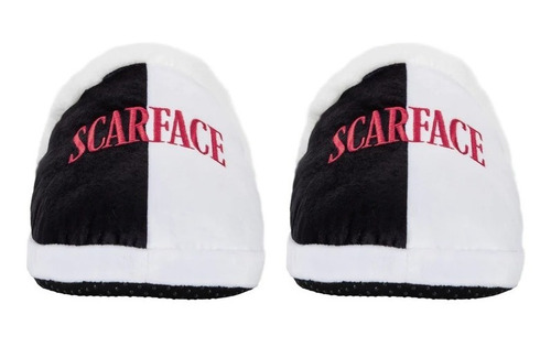 Pantuflas Scare Face Odd Fuzzy Slides 3d Novedosas
