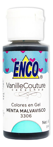 Colorante Gel Enco Yummy 40gr Color Menta Malvavisco