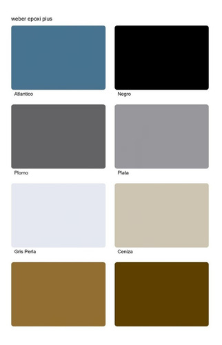 Pastina Weber Epoxi Plus X 3kg ! Color Gris Perla