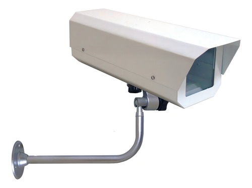 Carcasa Y Soporte Universal Para Cámara Cctv H10b/sp5005a Color Blanco