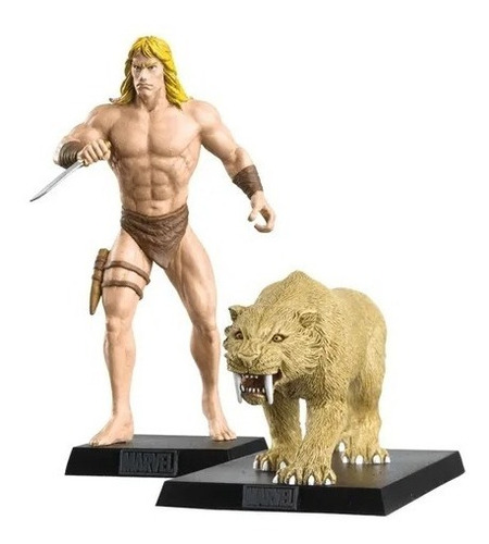 Figura De Plomo - Kazar & Zabu & X-23 - Marvel 