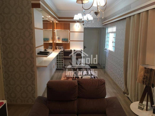 Casa Com 3 Dormitórios À Venda, 147 M² Por R$ 415.000 - Residencial E Comercial Palmares - Ribeirão Preto/sp - Ca1249