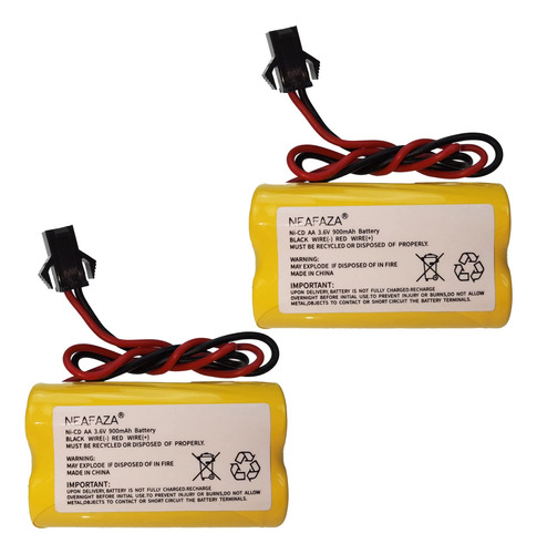 Neafaza Señal Salida Nicd 3.6 V 900 Mah Repuesto Bateria Elb