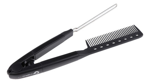 Plegable De Cabellero Cepillo De Cabello Masajeador Negro