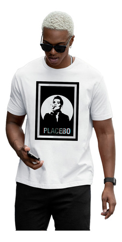 Playera Banda Placebo Color Blanco Rock Alternativo Pop Punk