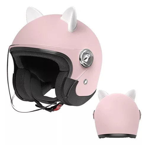 Casco Para Moto Jet 3-4 FS-735 Mujer DownTown Pink-Rosa - Tienda Moto Rider  México