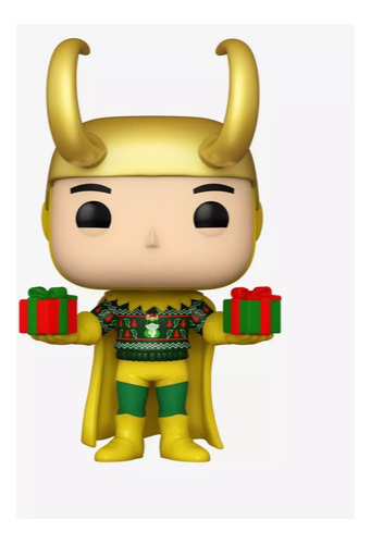 Funko Pop Marvel: Holiday-loki Con Sueter Metalico Exclusivo