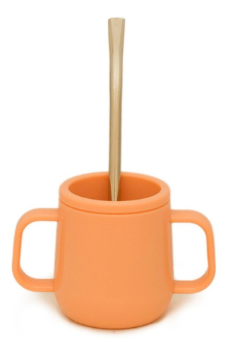 Mate Doble Asa Color Bombilla Vaciado Fácil Regalo Mujer
