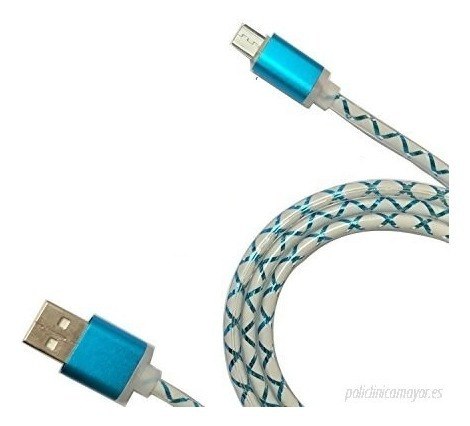 Imagen 1 de 9 de Cable De Carga Usb Para iPhone/ Android Led Luz.