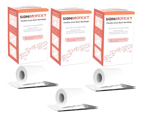 Unna - Botas Con Zinc De Sion Biotextextt, Vendaje De Compre