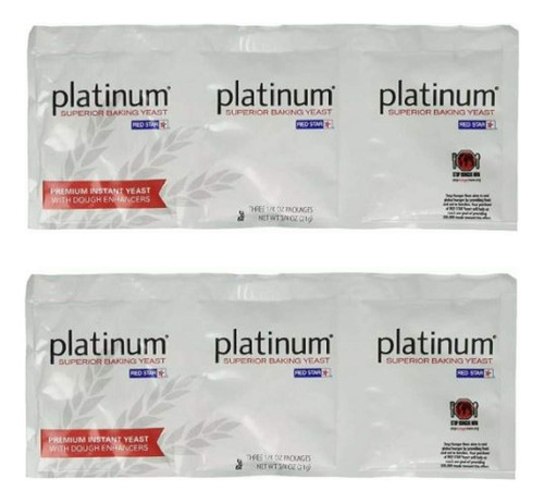 Red Star Levadura Instantanea Platinum Premium Con Potenciad