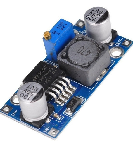 Kit 100 Regulador Tensão Ajustável Lm2596 Step Down Arduino