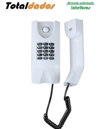 Imagem 2 de 6 de Kit 3 Interfone Telefone Para Apartamento Intelbras Tdmi 300