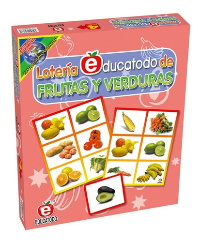 Lotería De Frutas Y Verduras, Educatodo, M-0067