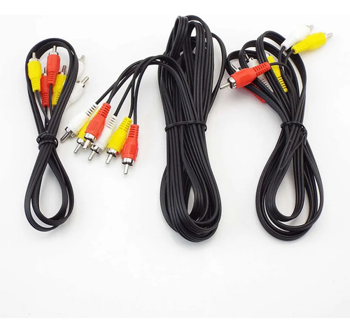 Cable Rca A Rca 3x3 Audio Video Macho-macho 1,5 Mts
