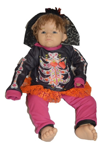 Difraz  Bebe Niña Catrina  Hallowen