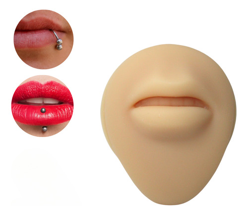 Labios Silicona Micropigmentación Tatuaje Exhibidor Piercing