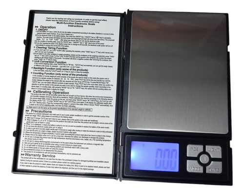 Bascula Notebook Gramera Portátil 0.1 G A 2 Kilos