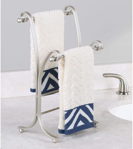 Imagen 2 de 4 de Mdesign - Toallero Para Encimeras De Baño (acabado Satinado