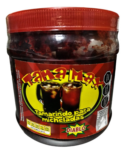 Escarchado Para Michelada Pulpa De Tamarindo 1k Sabor Diablo