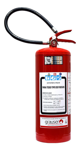 Extintor Abc 8kg Para Todo Fuego Aprobado Por Unit Nuevo