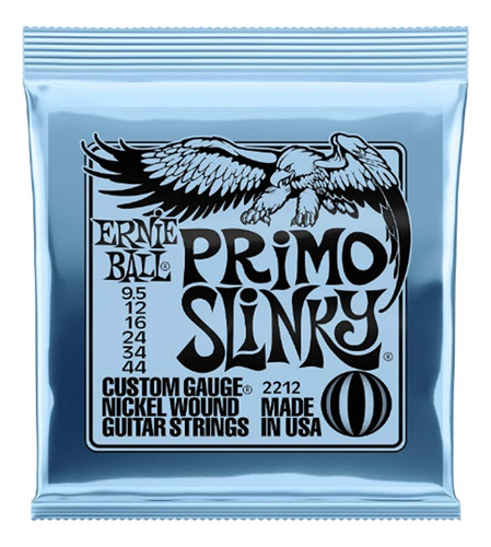 Cuerdas Ernie Ball Primo Slinky Guitarra Eléc. Cal.9.5-44