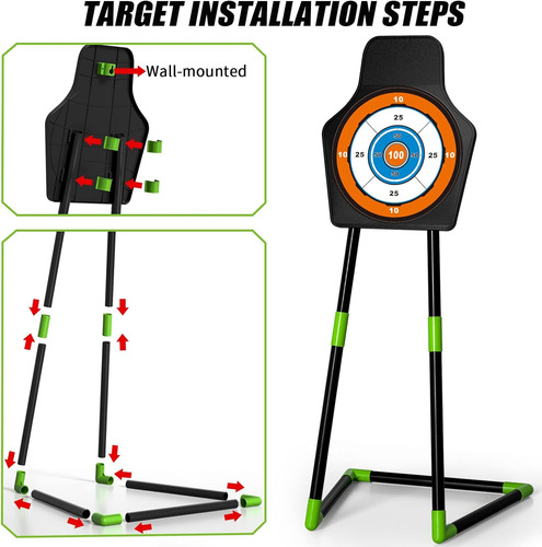 Bow And Arrow For Kids 4-6 8-12, Kids Archery Set With Light