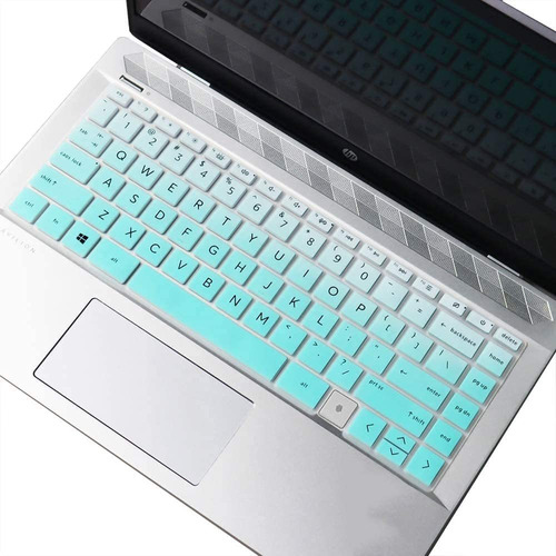 Funda De Teclado Para Hp Envy X360 15  | Silicona / Menta