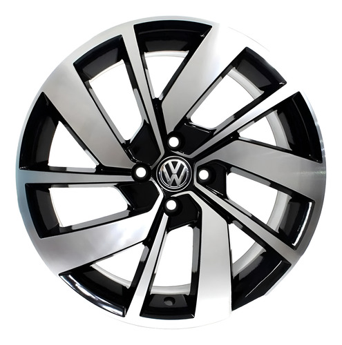 Roda Vw Jetta Aro 15 4x100 Gol Saveiro S19 (jogo) + Bicos