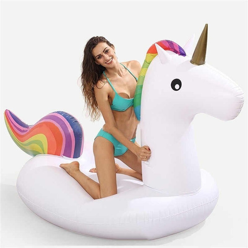 Unicornio Inflable Gigante , Albercas, Flotador , Salvavidas