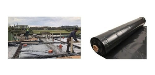 Rollo De Polietileno Negro 2m Abre A 4m 75kg Aprox