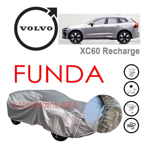 Cover Impermeable Broche Eua Volvo X C60 Recharge