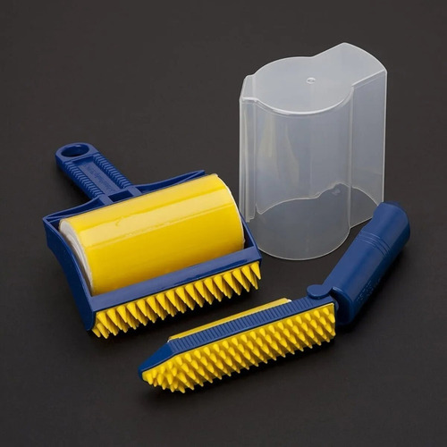 Set Rodillos Saca Pelo Mascota Silicona Lavable Reutilizable
