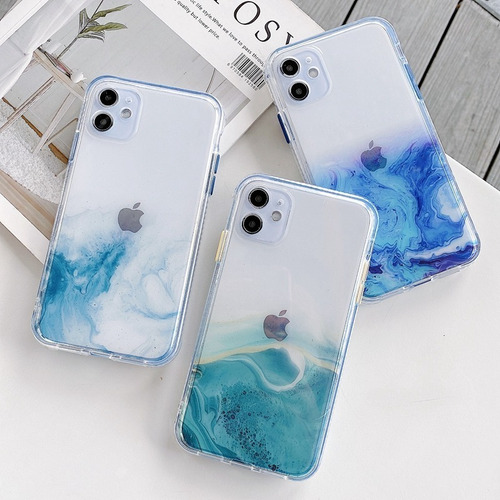Imagem 4 de 10 de Capa Case Capinha Luxo Marmorizada Tpu iPhone XR