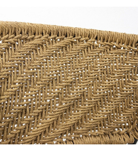 Silla Artesanal Cuerda Taxco By Promobel Color De La Estructura De La Silla Negro Color Del Asiento Beige