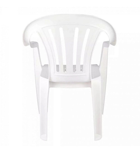 Imagem 4 de 9 de Kit Mesa Plástica Desmontável 90cm + 4 Cadeiras Poltrona