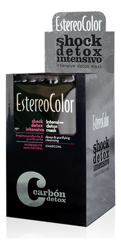Estereocolor Shock Detox Intensivo Limpieza Profunda X 10u