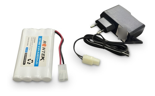 Bateria Para Brinquedo 9,6v 800mah Ni-cd Aa + Carregador