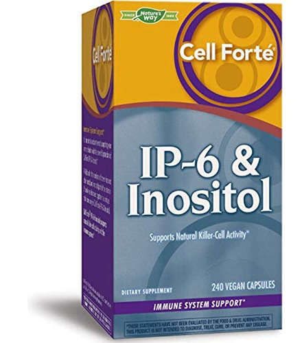 Nature's Way Cell Forte Ip-6 Y Suplemento De Inositol