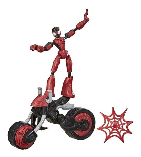 Spider Man Marvel Bend And Flex Flex Rider Figura De Ac...