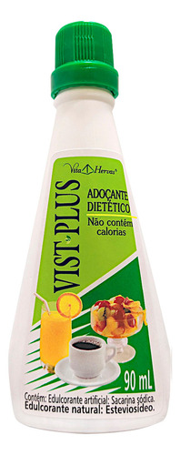 Adoçante Dietético Vist Plus Vitalab Líquido 90ml
